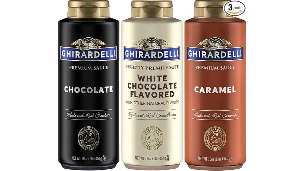 ghirardelli squeeze bottle set