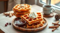 gingerbread flavored waffle recipe