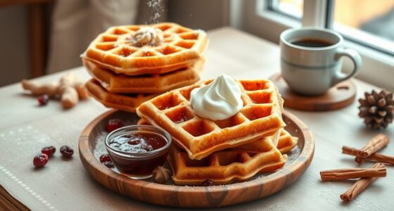 gingerbread flavored waffle recipe