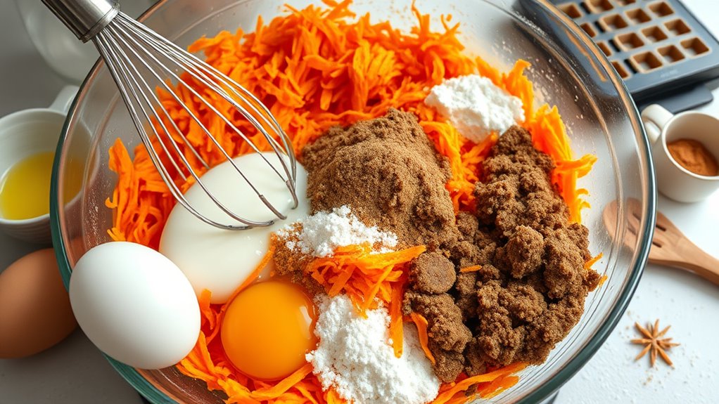 gradually incorporate wet ingredients