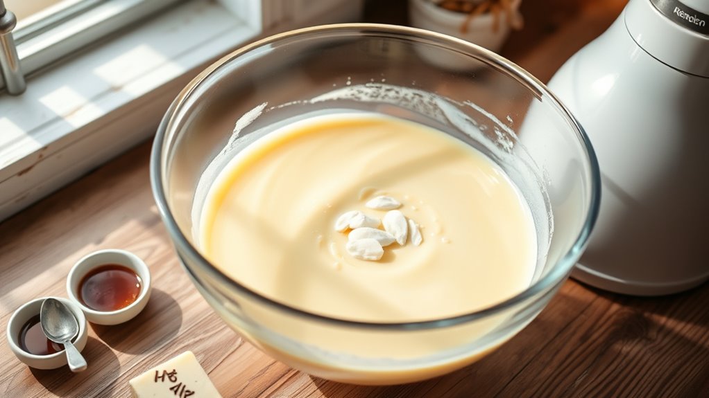 gradually incorporate wet ingredients