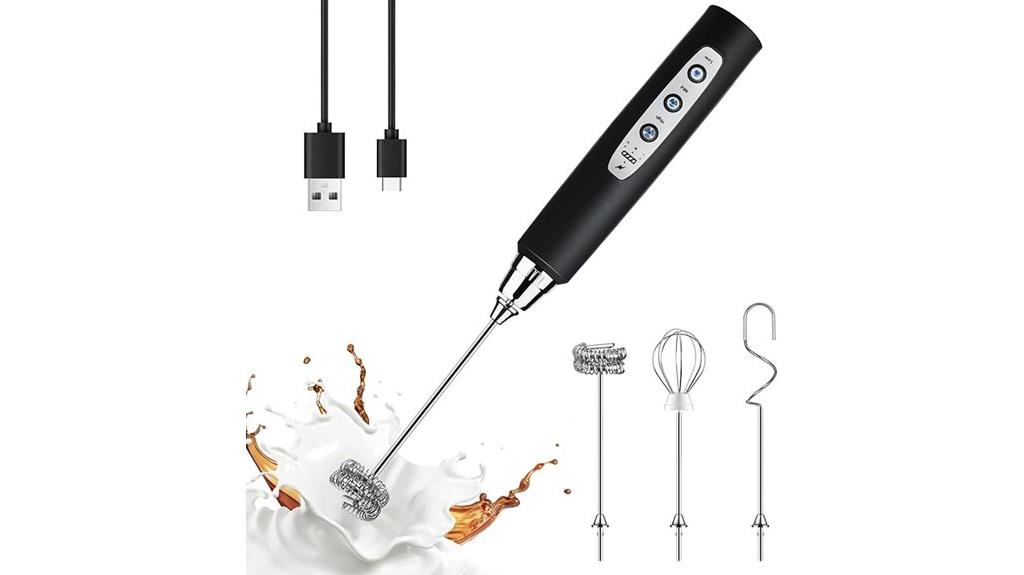 handheld milk frother wand