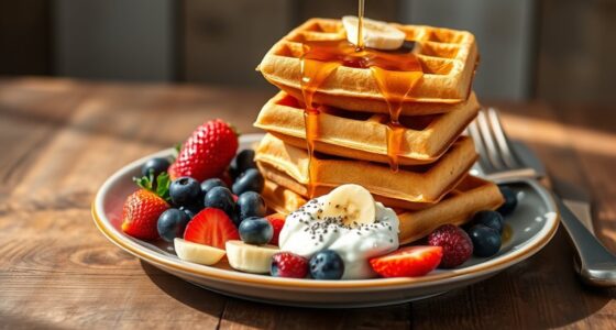 healthy breakfast waffle recipe