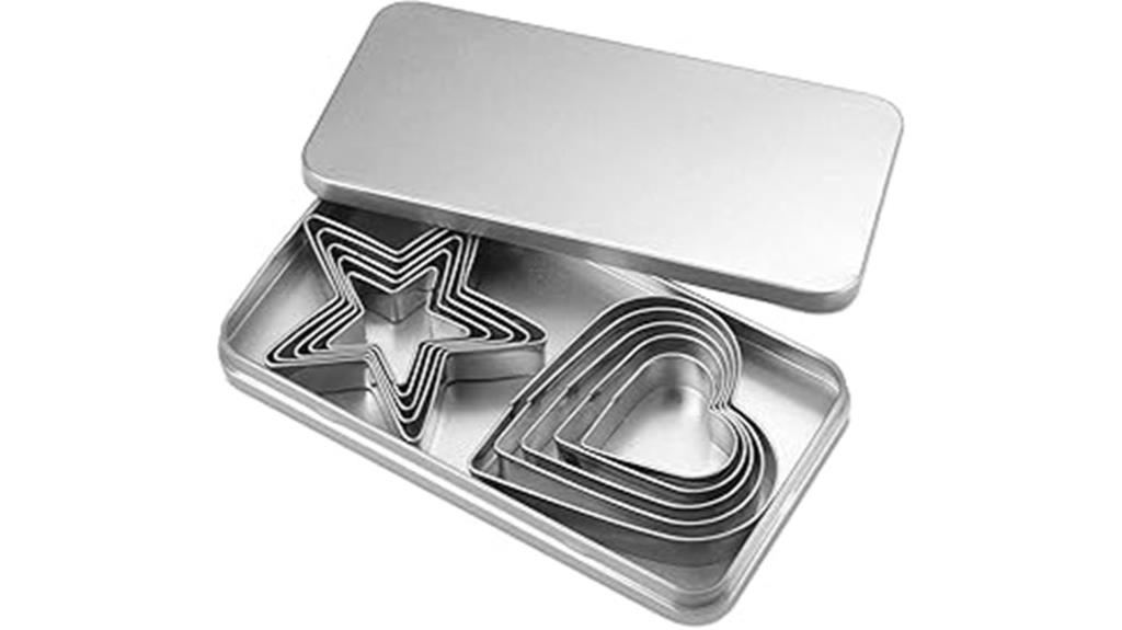 heart and star cookie cutters