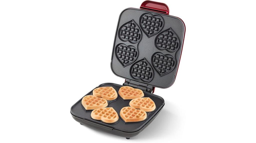 heart shaped waffle maker