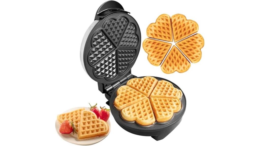 heart shaped waffle maker