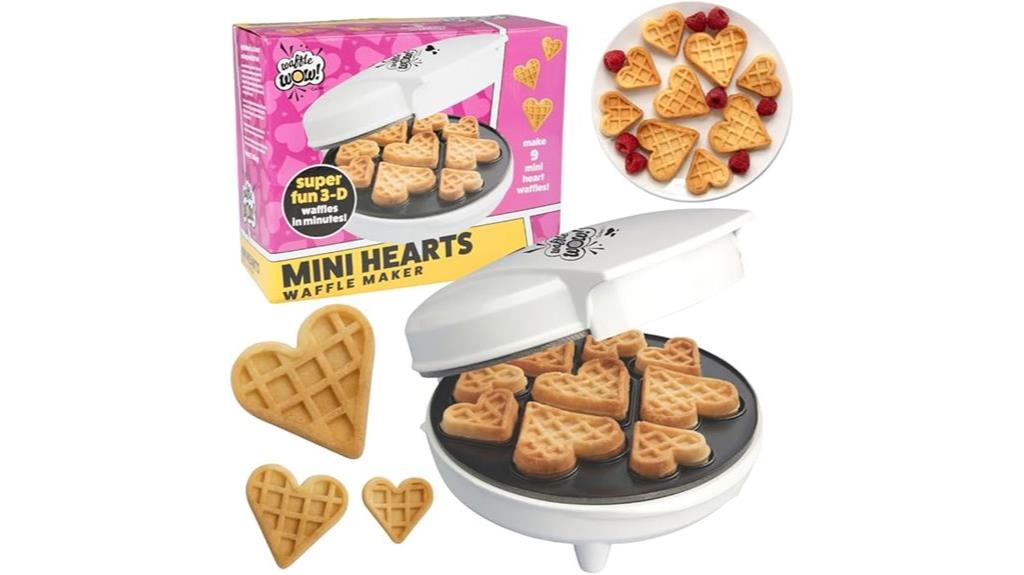 heart shaped waffle maker