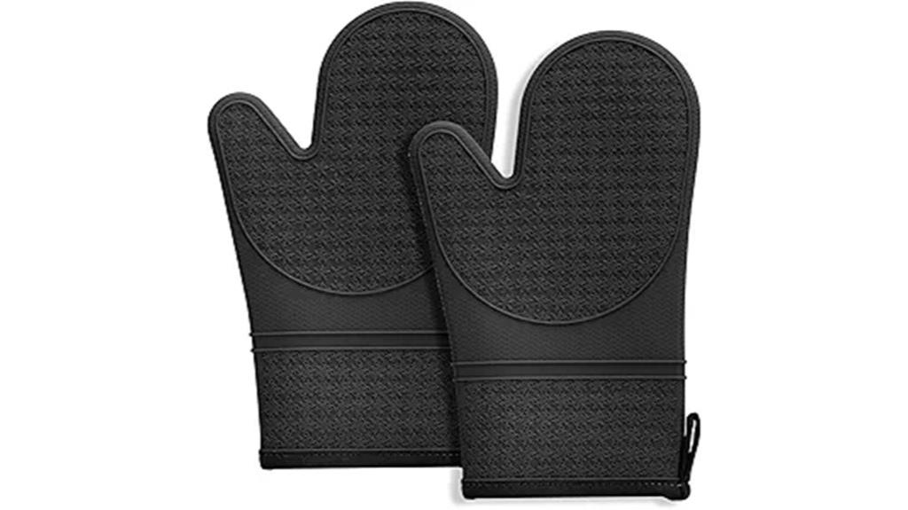 heat resistant silicone mitts
