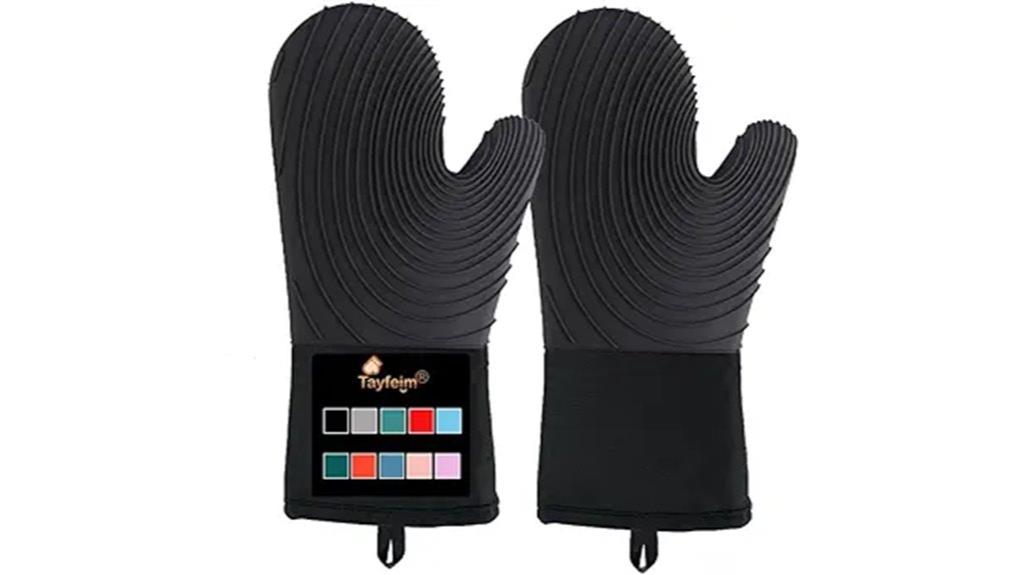 heat resistant silicone mitts