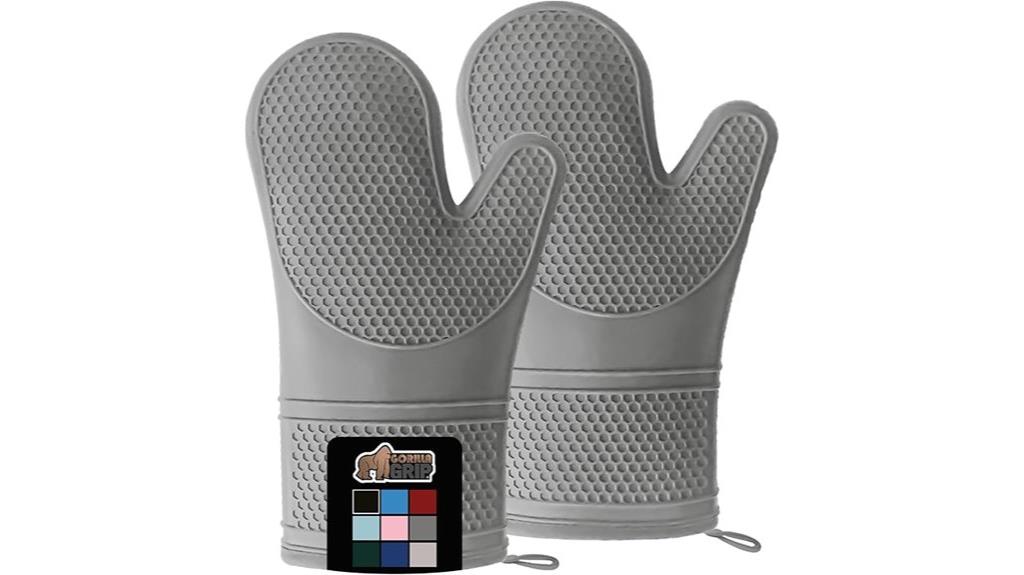 heat resistant silicone mitts