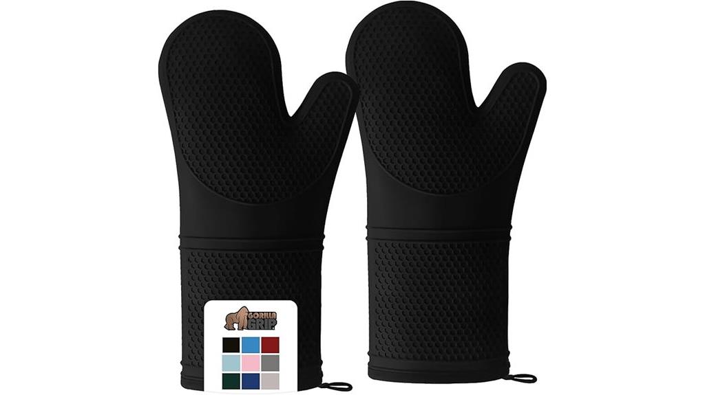 heat resistant silicone mitts