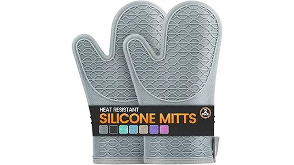 heat resistant silicone mitts