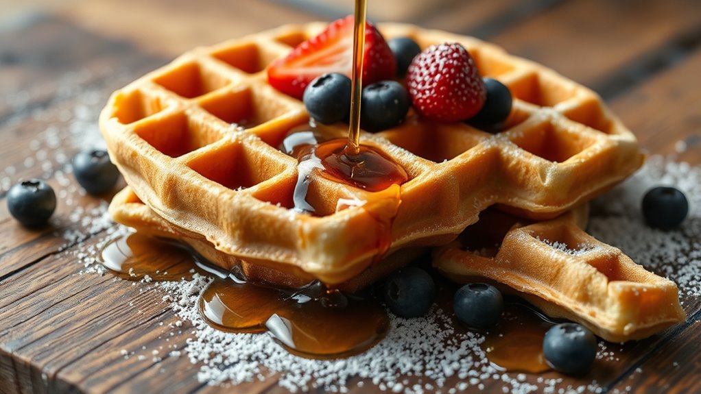 history of waffle creation
