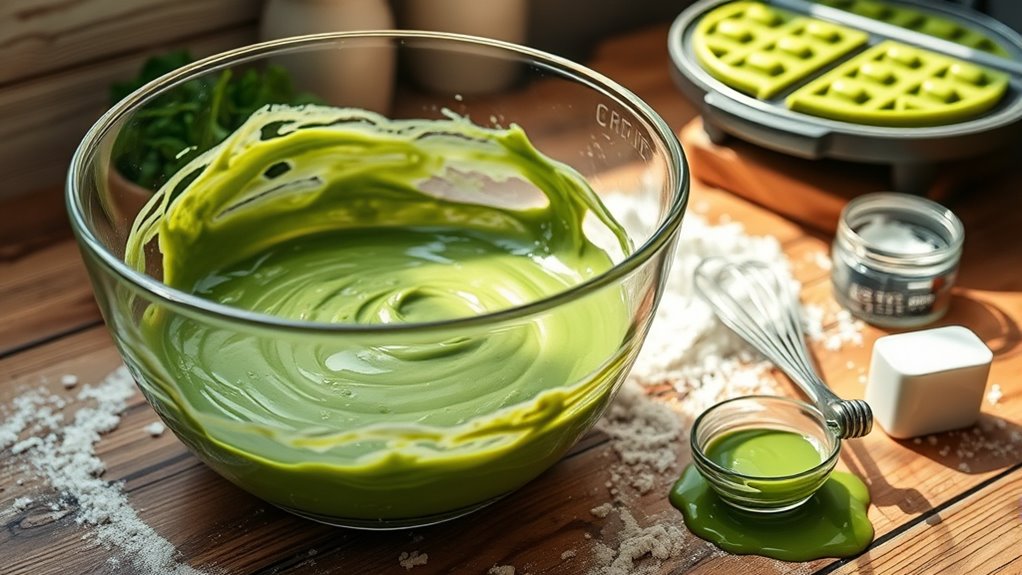 incorporate wet ingredients slowly