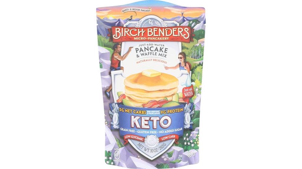 keto pancake and waffle mix