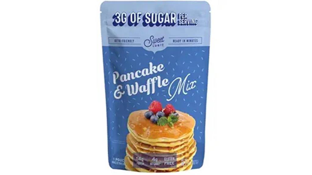 keto pancake and waffle mix