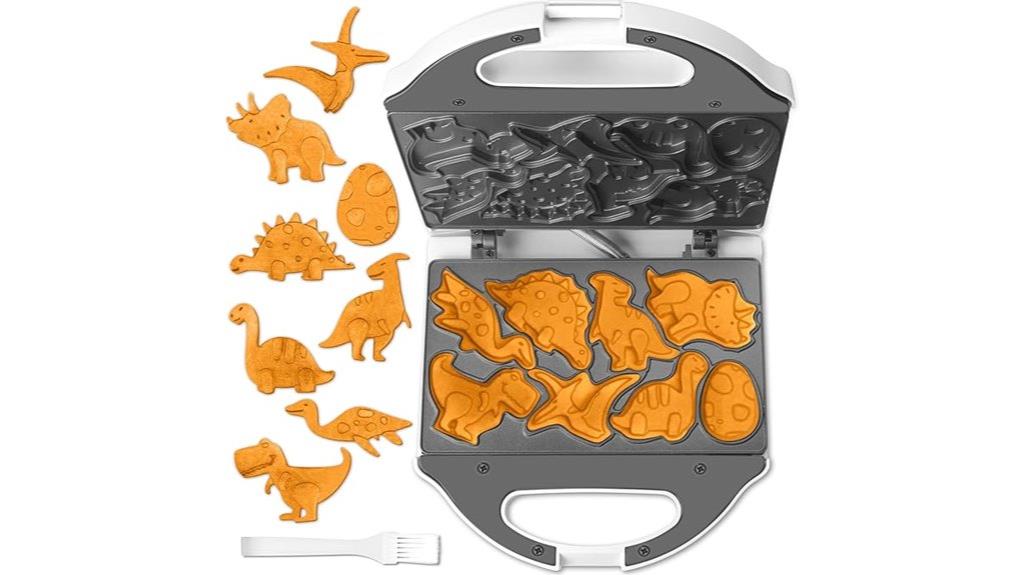 kids dinosaur waffle maker