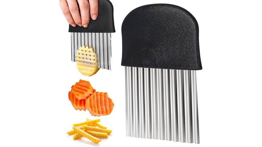 large crinkle cutter set