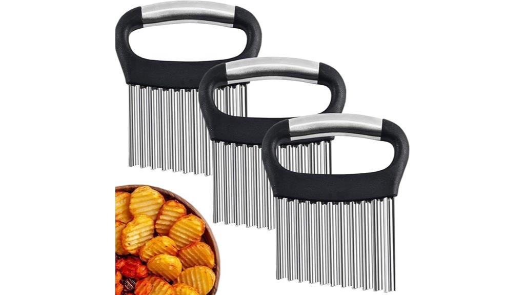large crinkle fry cutter
