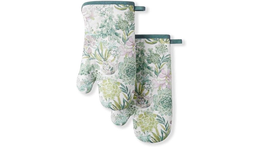 martha stewart oven mitts set