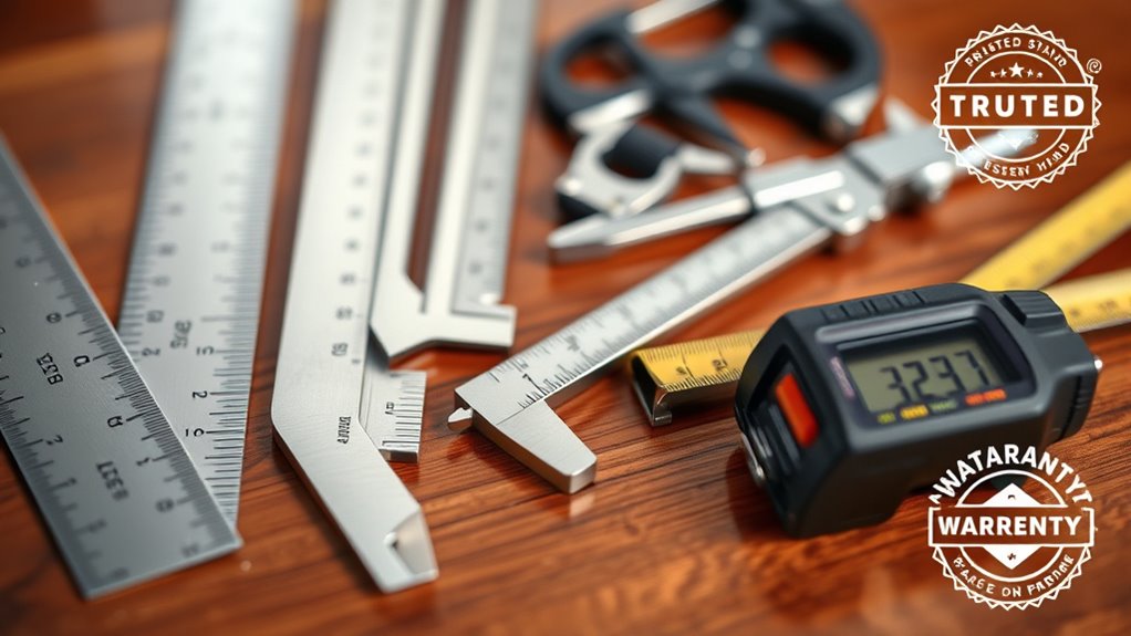 measuring tools with warranty