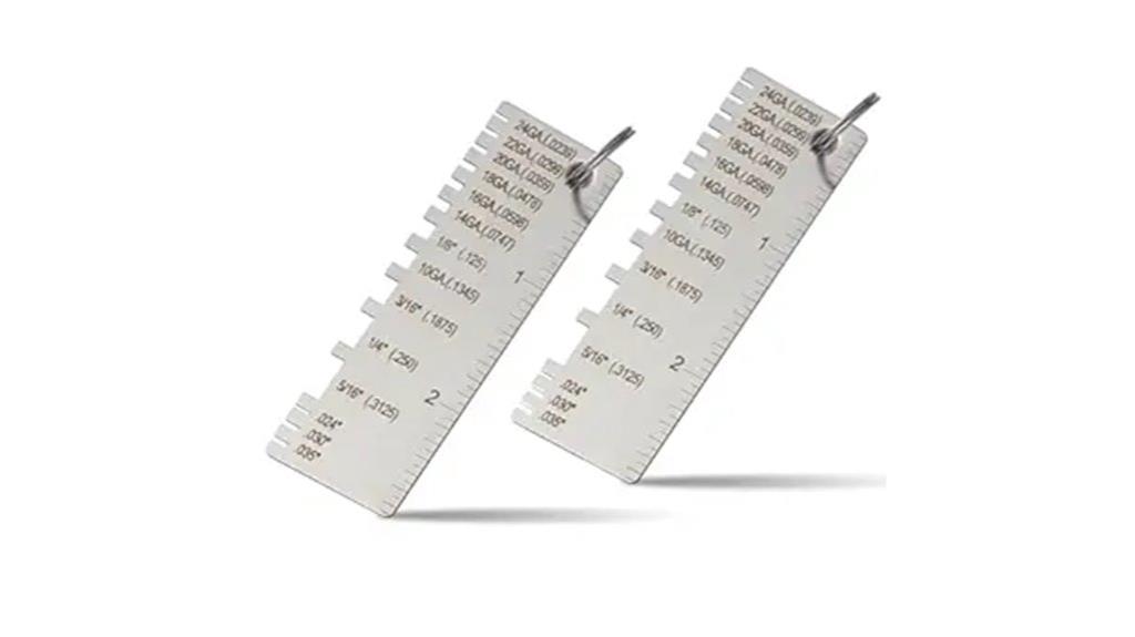 metal thickness gauge set