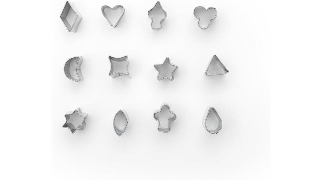 mini fondant cutter set