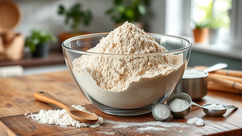 mix dry ingredients well
