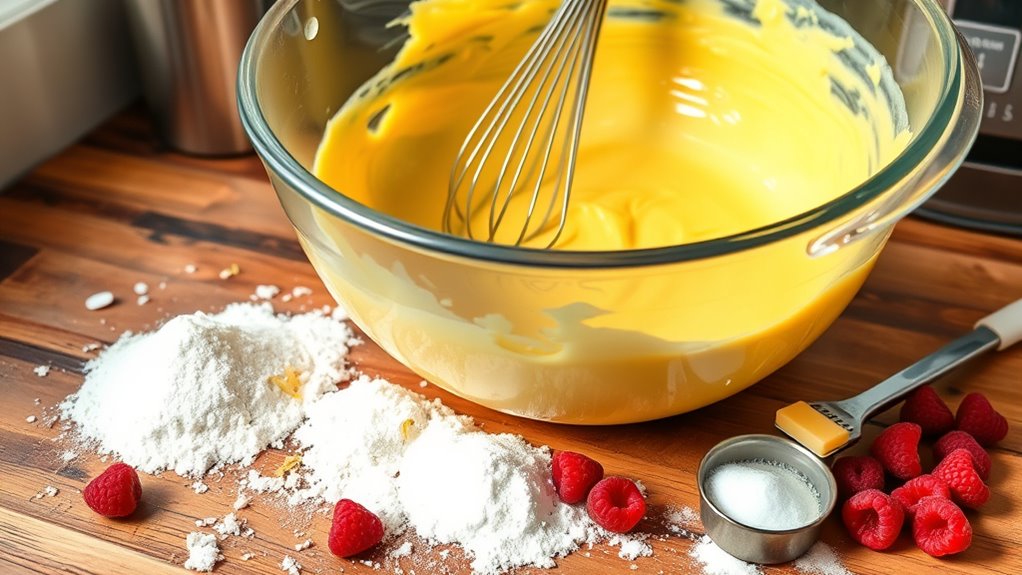 mix ingredients until combined