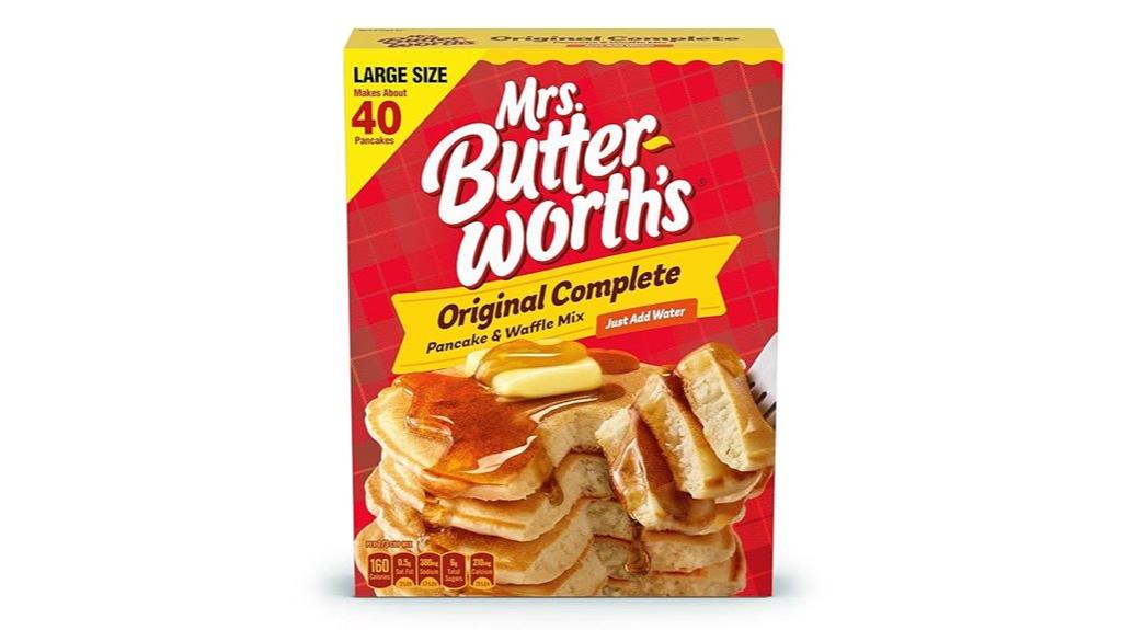 mrs butterworth pancake mix