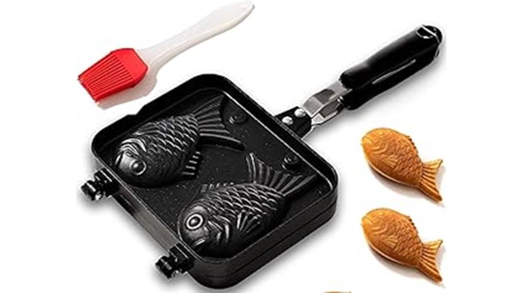 non stick fish waffle maker