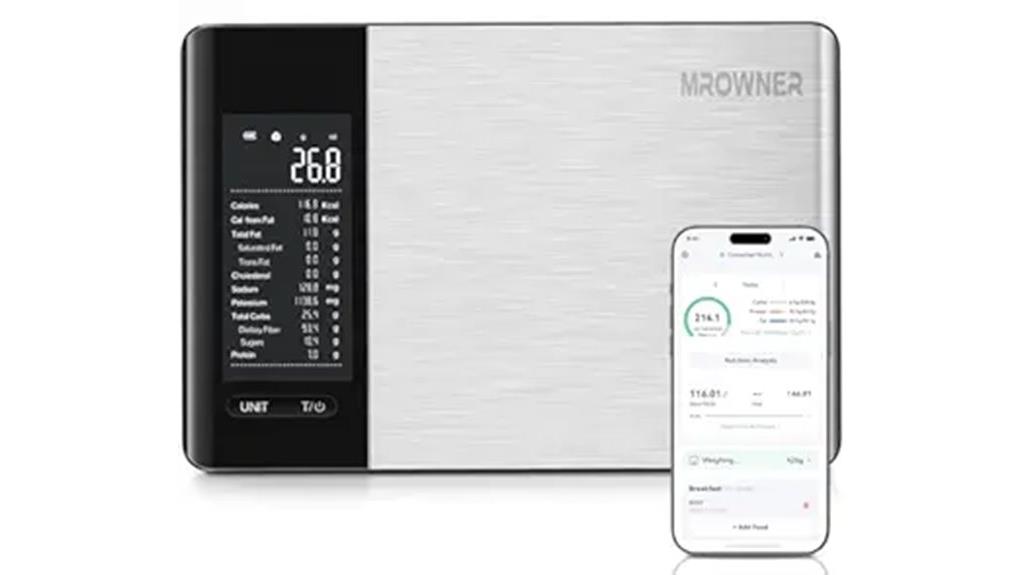 nutritional kitchen scale tool