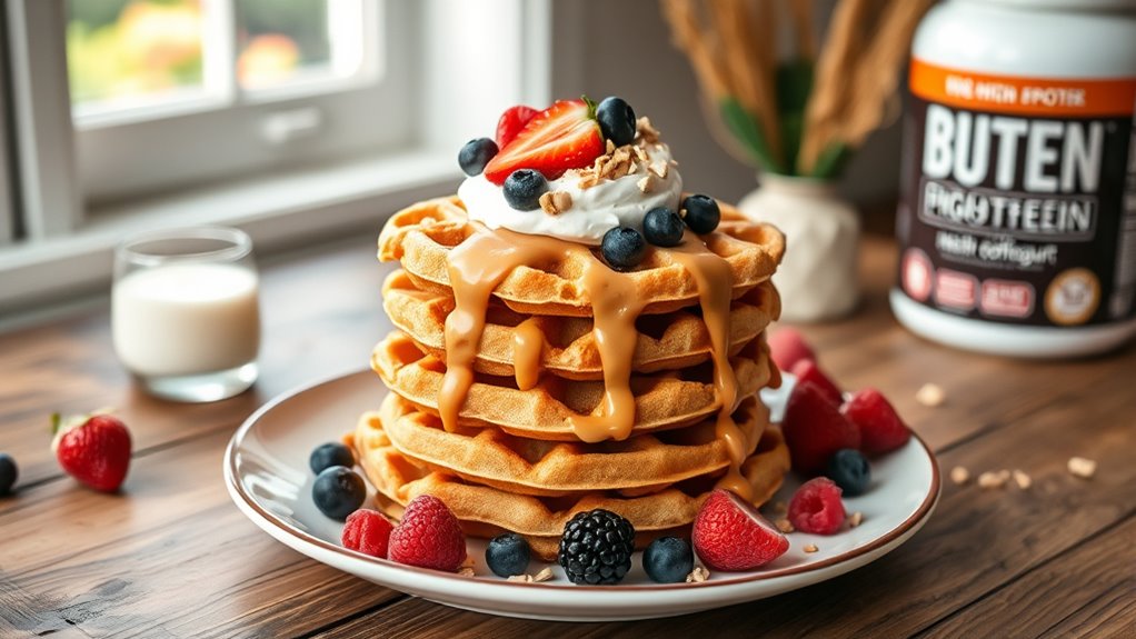 nutritious waffles for athletes
