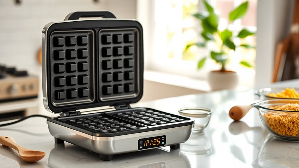 preheat your waffle iron