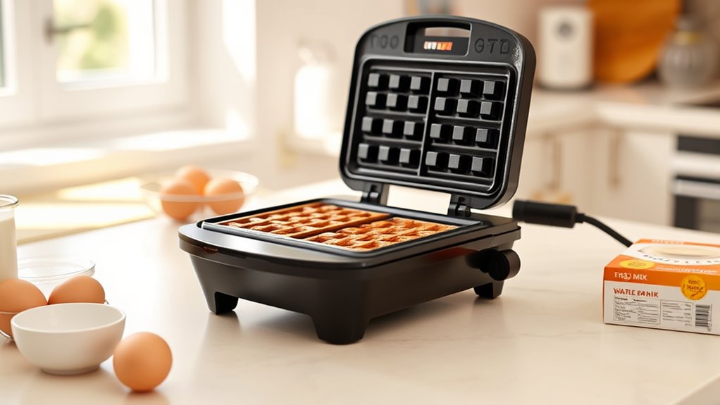 preheat your waffle iron