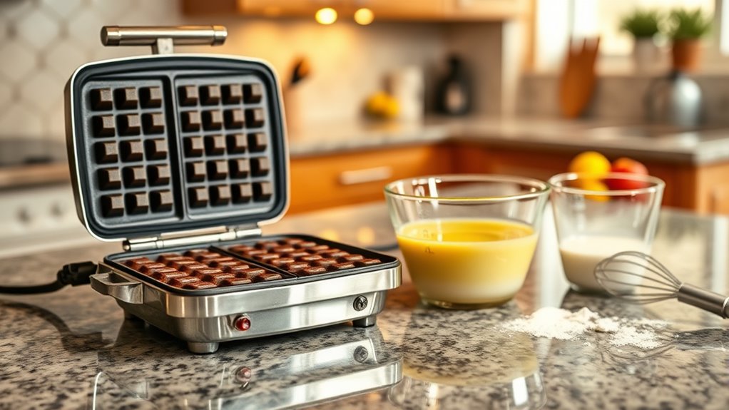 preheat your waffle iron