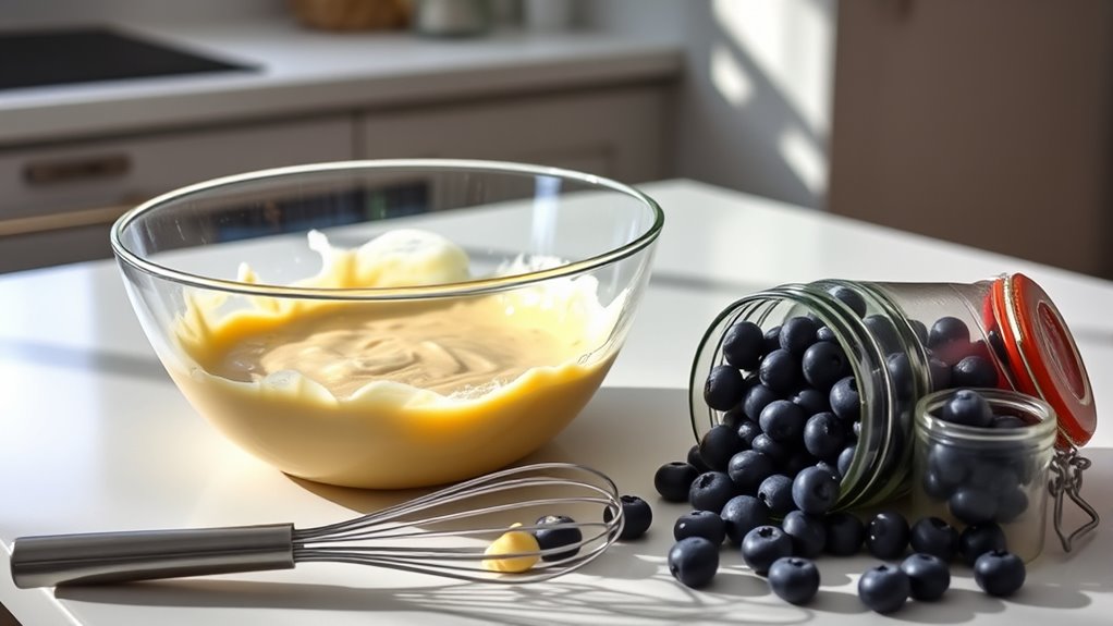 prepare waffle batter overnight