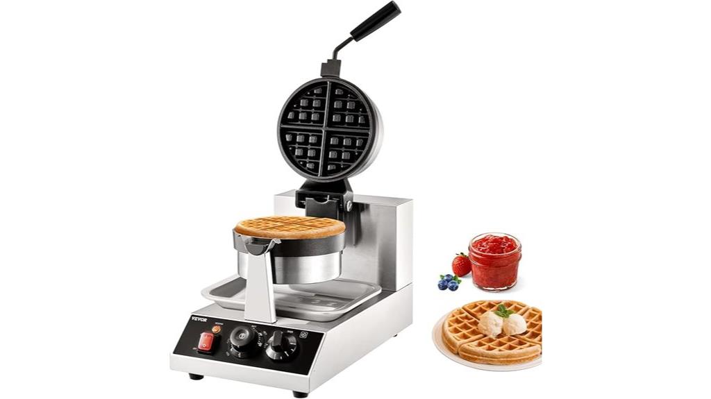 professional waffle cooking device