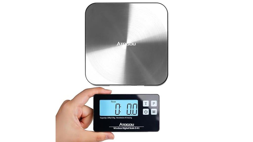 remote display kitchen scale