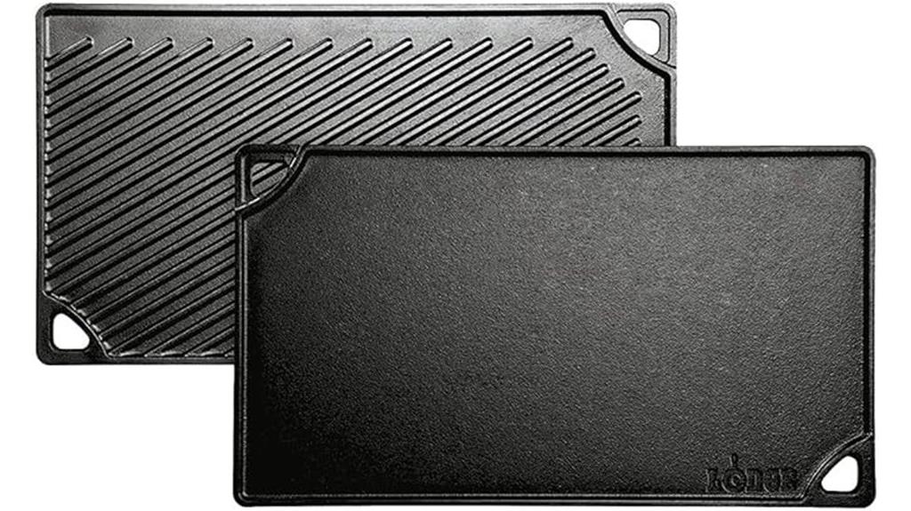 reversible grill and griddle