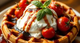 savory waffle topping ideas