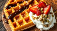 savoury waffle topping ideas