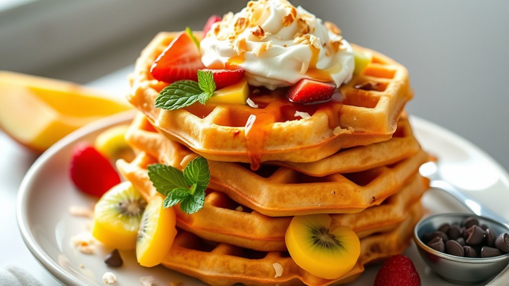 serve with fresh toppings