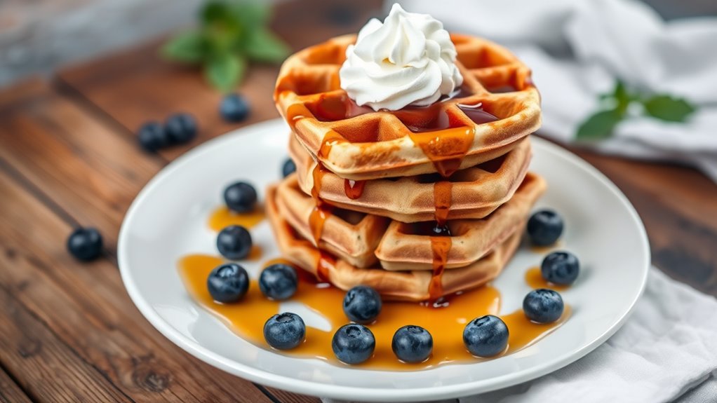 serve with maple syrup
