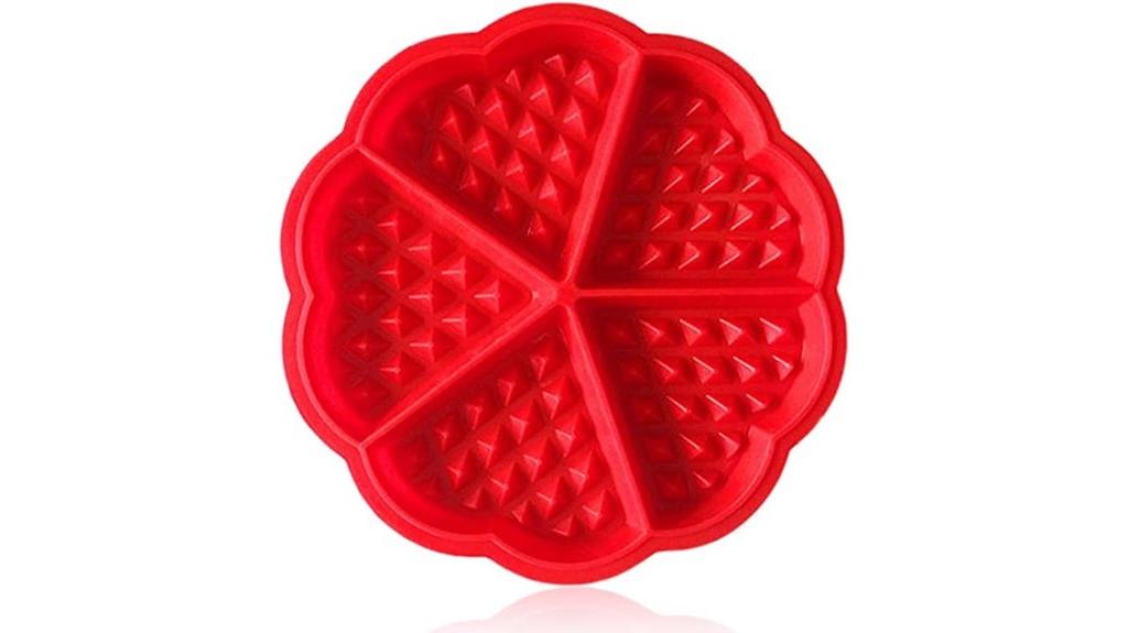 silicone waffle baking mold