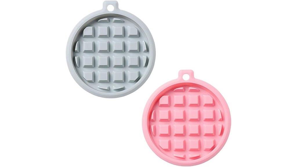 silicone waffle baking tray