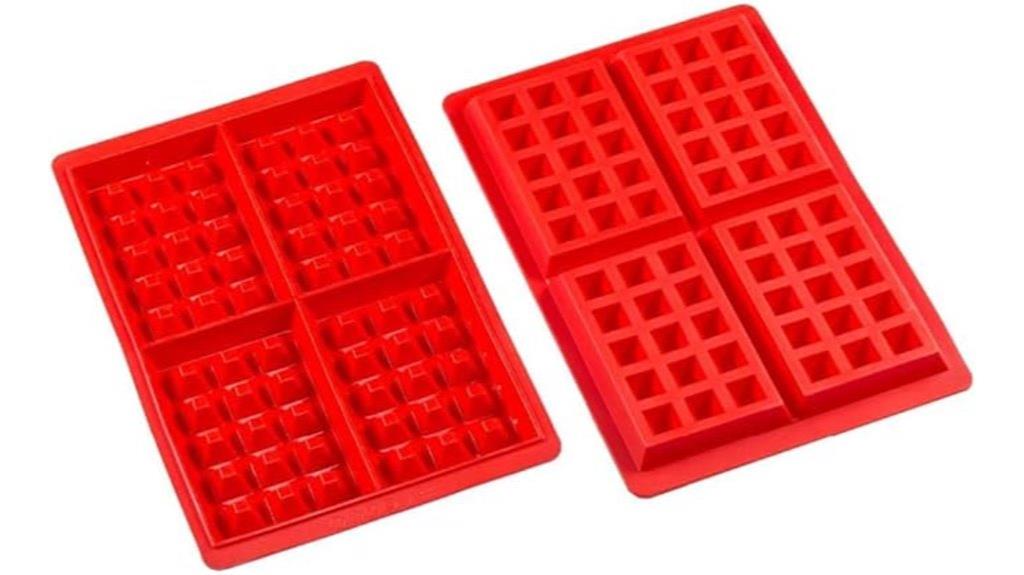 silicone waffle maker molds