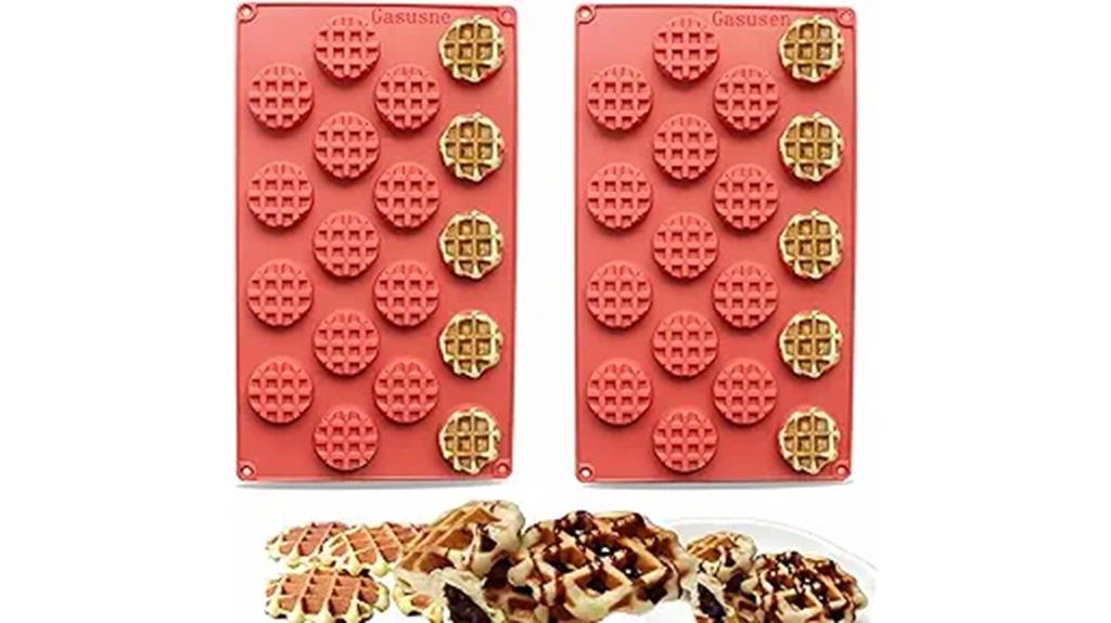 silicone waffle mold set