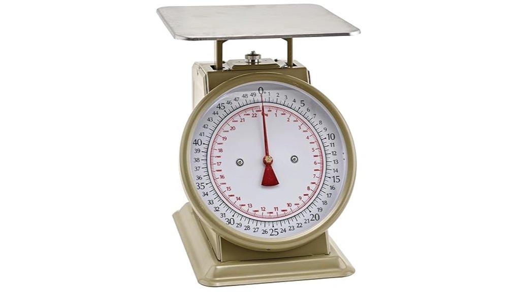 silver 50 pound scales