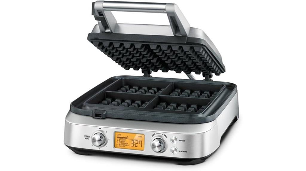 smart 4 slice waffle maker